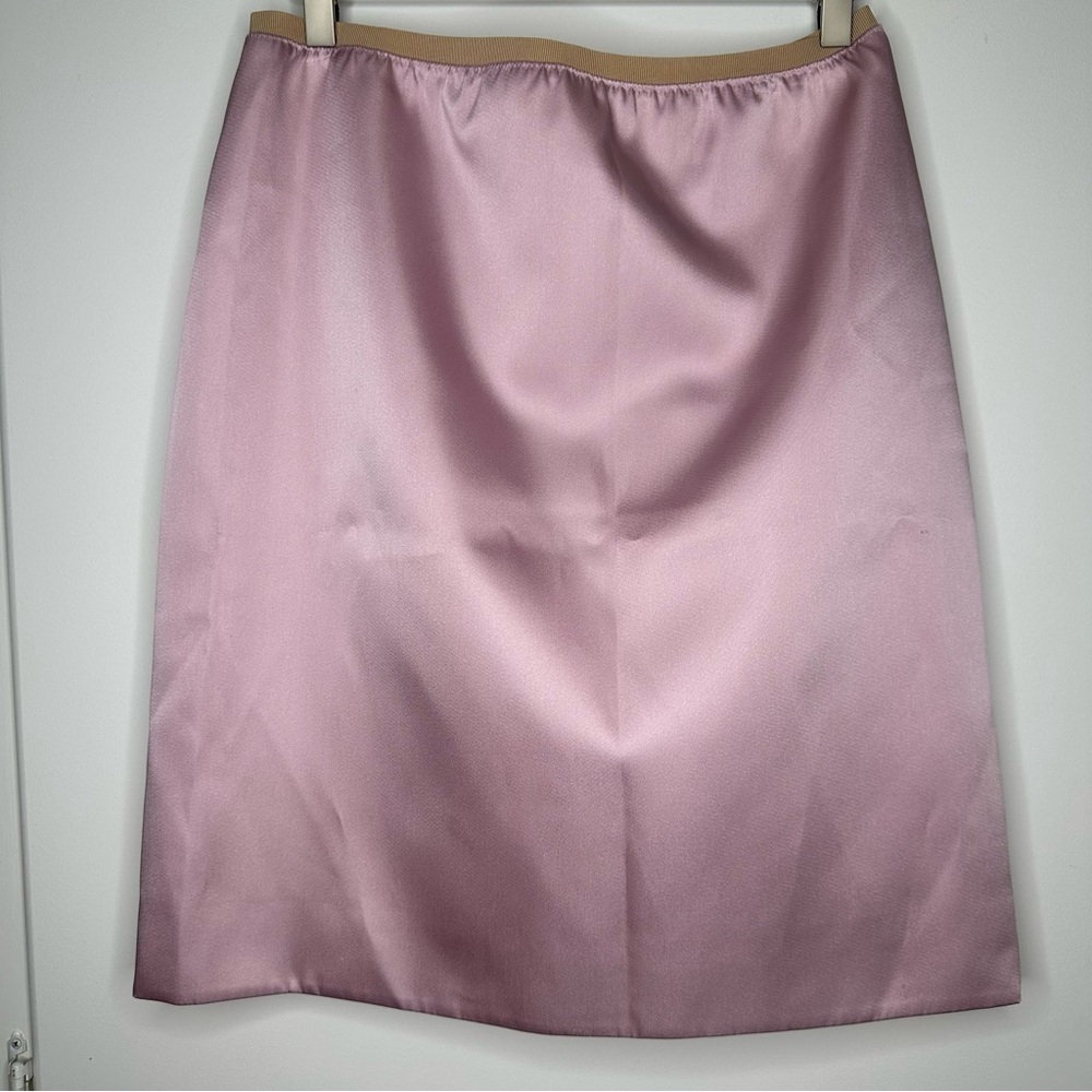 NWT MARC JACOBS Duchesse-satin Skirt In Baby Pink Size 6 - Picture 3 of 10